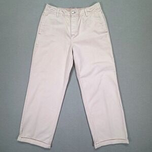 Free People We The Free Wide Leg Trousers Blush Pink High Rise Pants Size 28